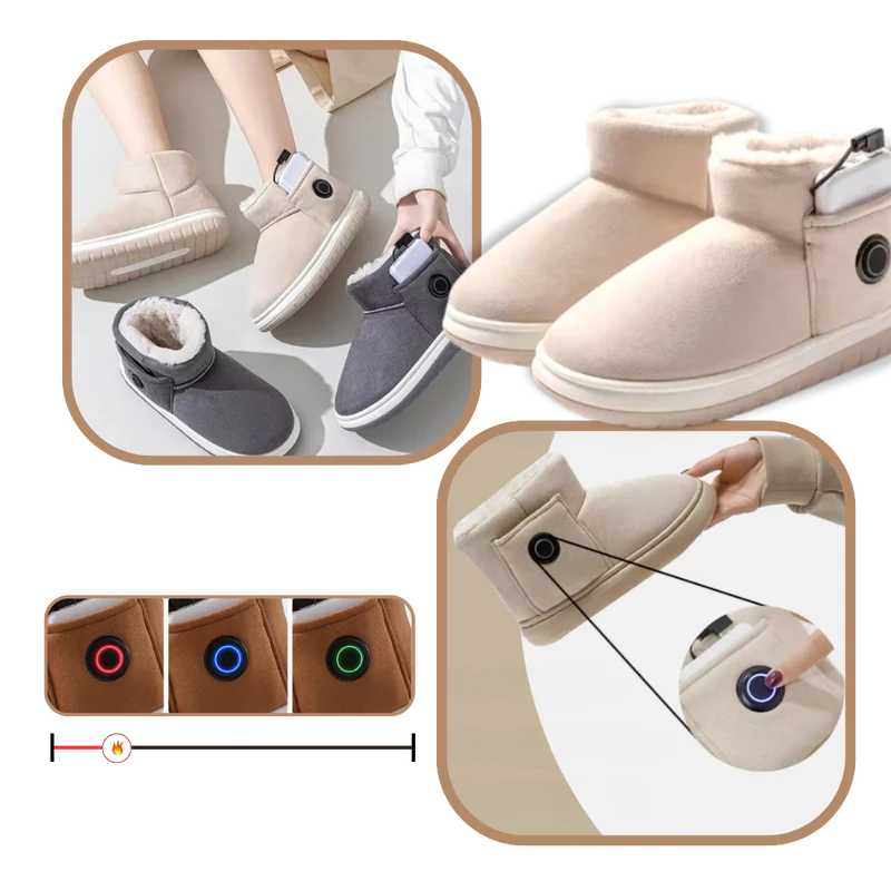Chaussures en coton chauffées au graphène