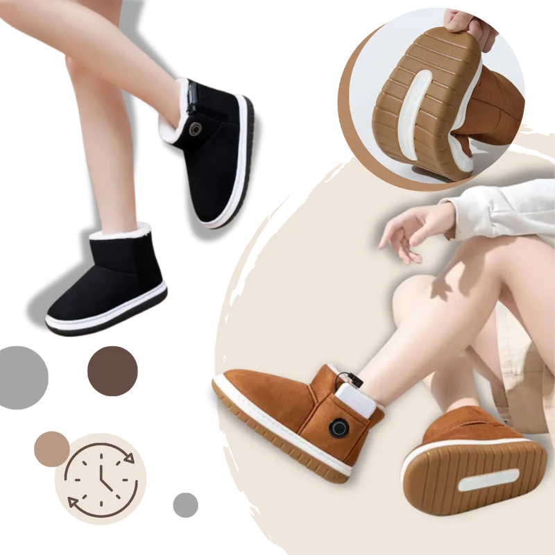 Chaussures en coton chauffées au graphène