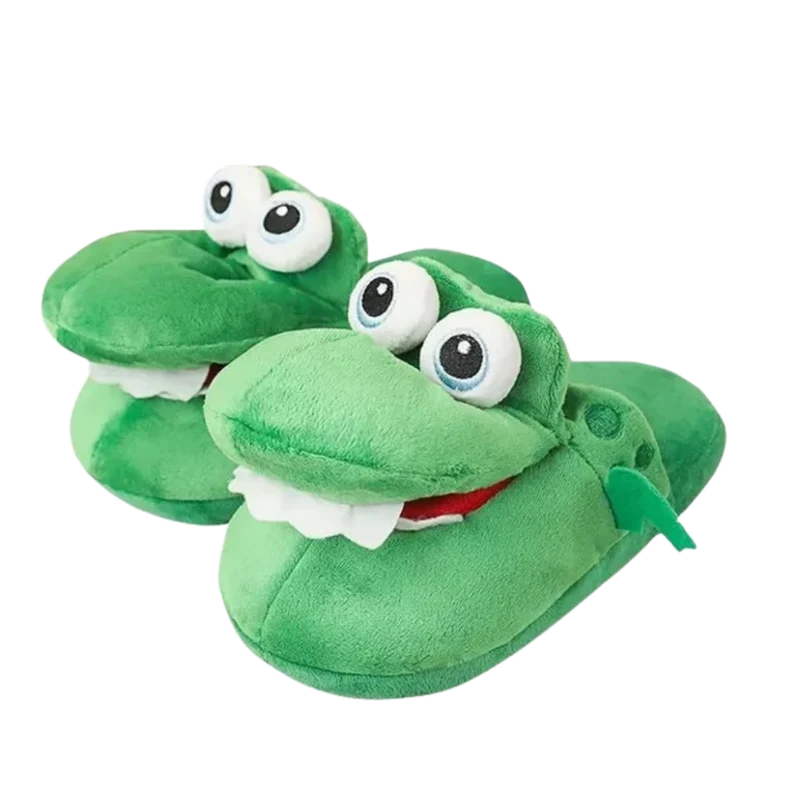 Chaussons crocodile amusants et confortables