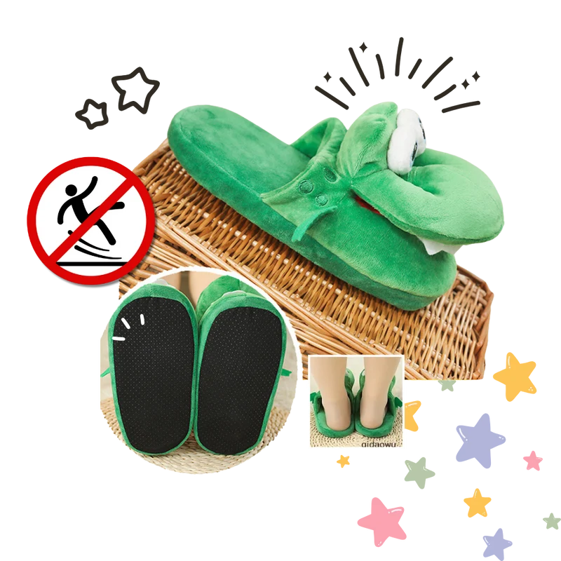 Chaussons crocodile amusants et confortables