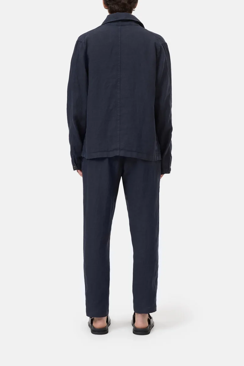 Closed Pantalon Vigo en Lin Magma Black