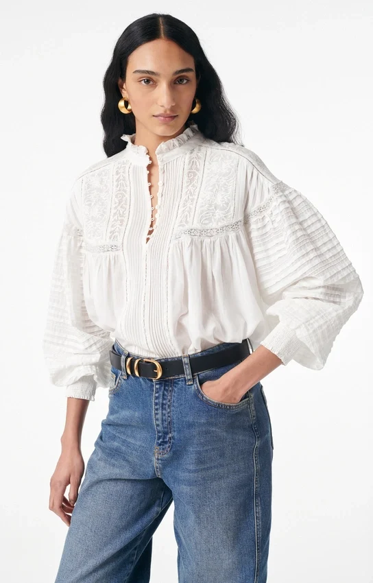 Vanessa bruno Blouse Dahlia Blanc