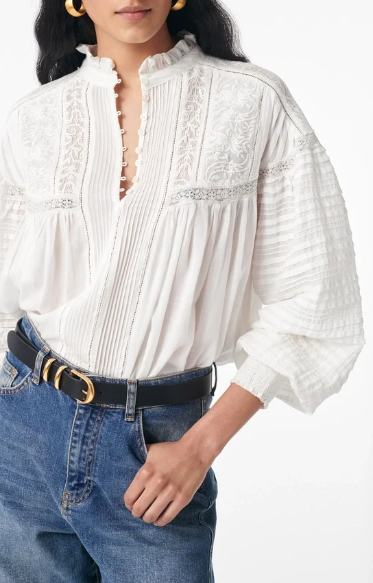 Vanessa bruno Blouse Dahlia Blanc