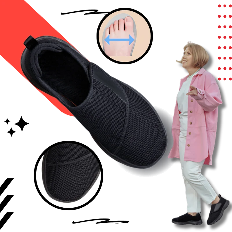 Chaussures pour pieds diabétiques à soulagement rapide du talon