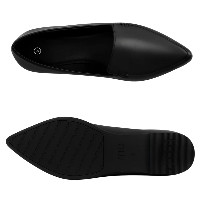 Loafers pour femmes à bout pointu avec semelle mémoire de forme