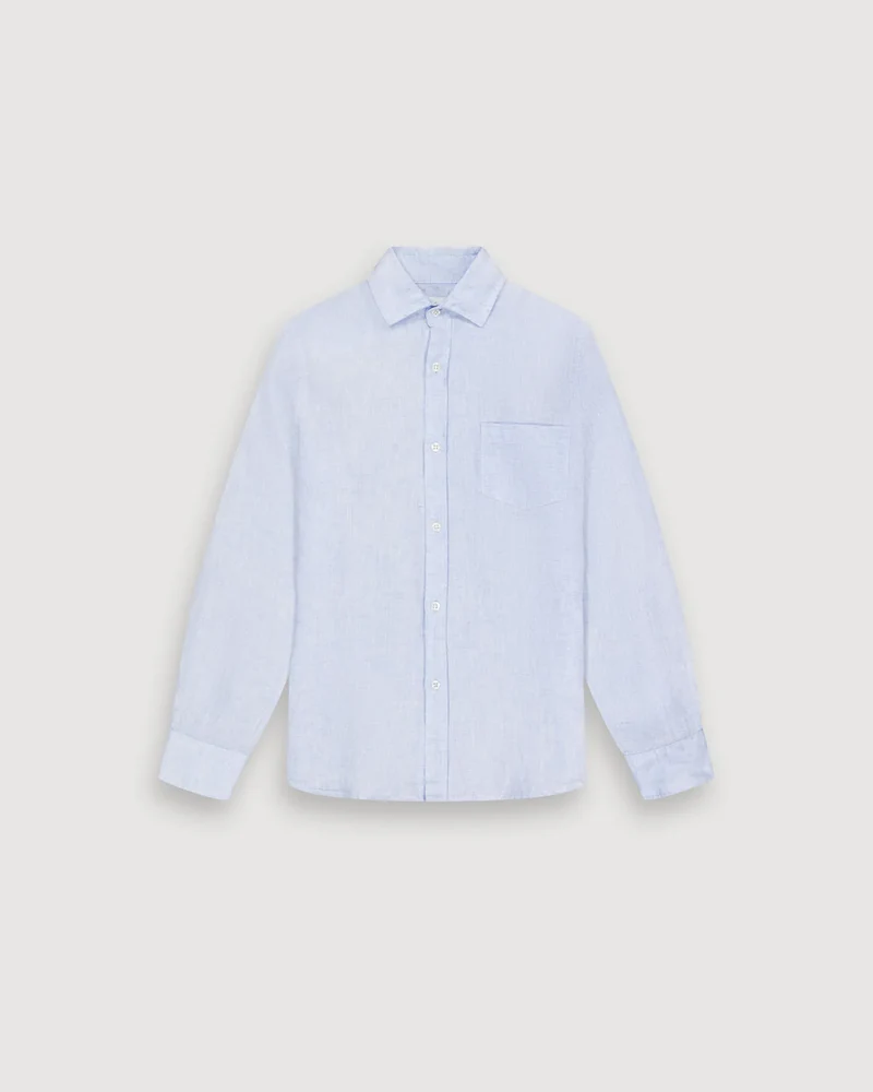 Hartford Enfant Chemise Paul en Lin Sky