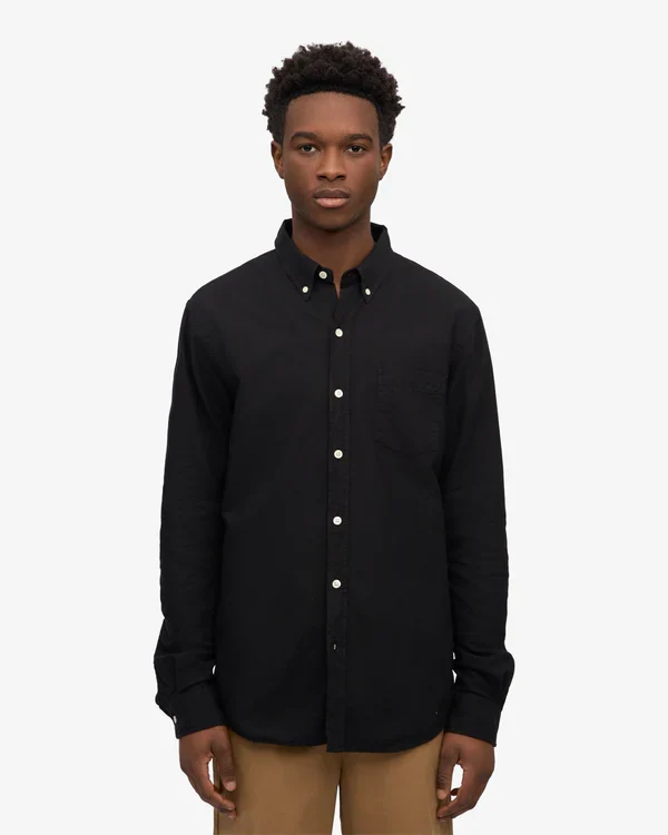 Colorful Standard Chemise Oxford Organic Deep black