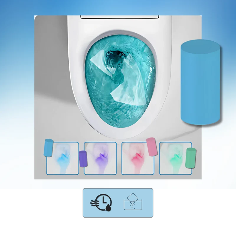 Bâton de nettoyage WC puissant anti-calcaire