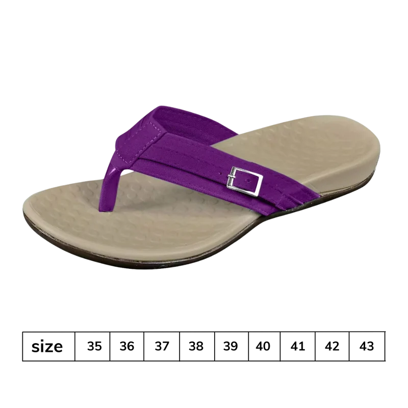 Tongs orthopédiques à brides réglables