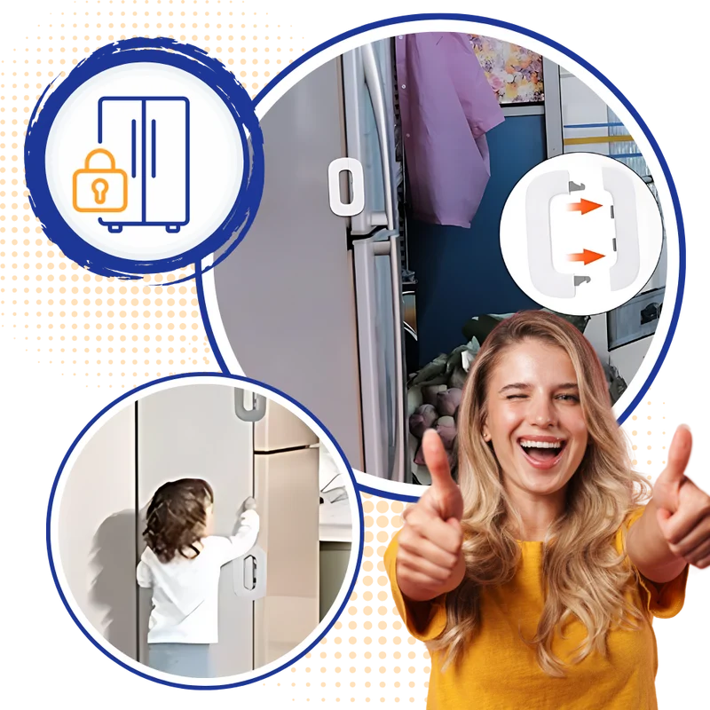 Verrou de sécurité de la porte du réfrigérateur pour enfant