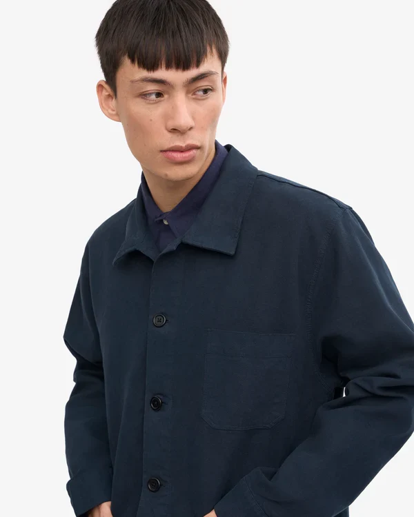 Colorful Standard Veste Workwear Navy Blue