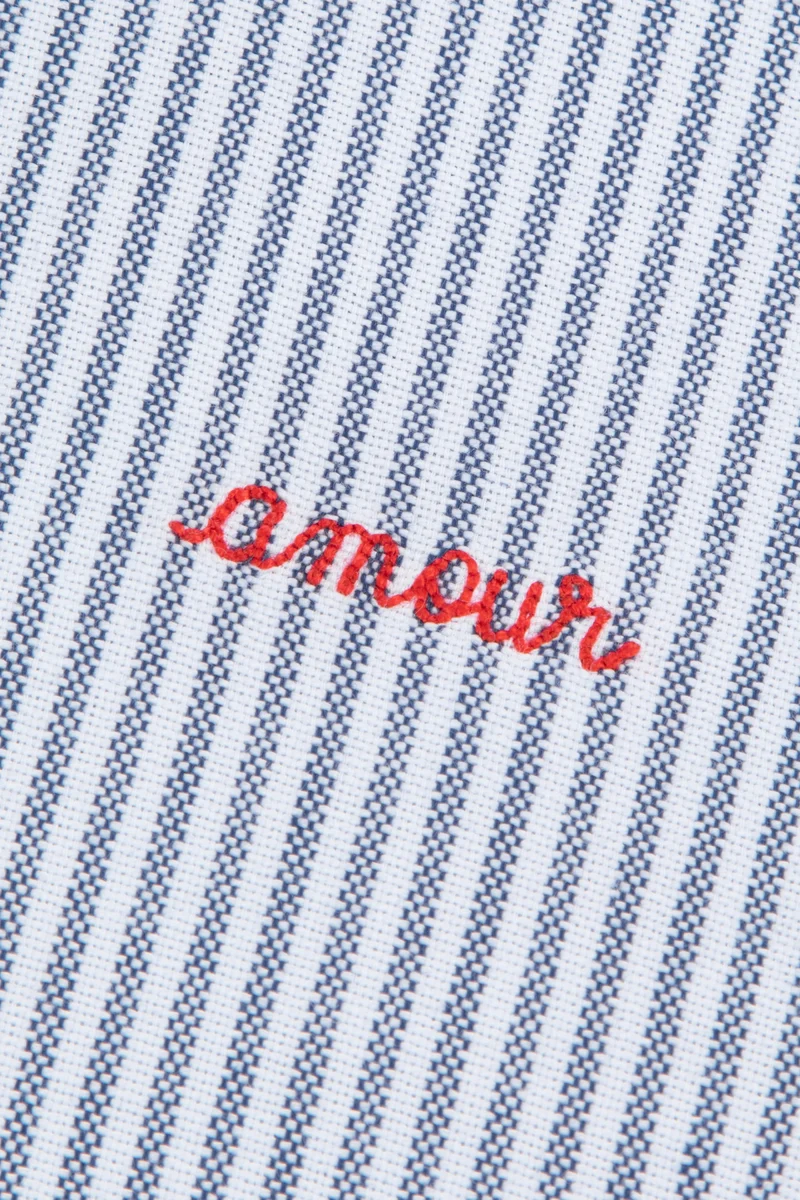 Maison Labiche Chemise Malesherbes Amour Oxford Navy