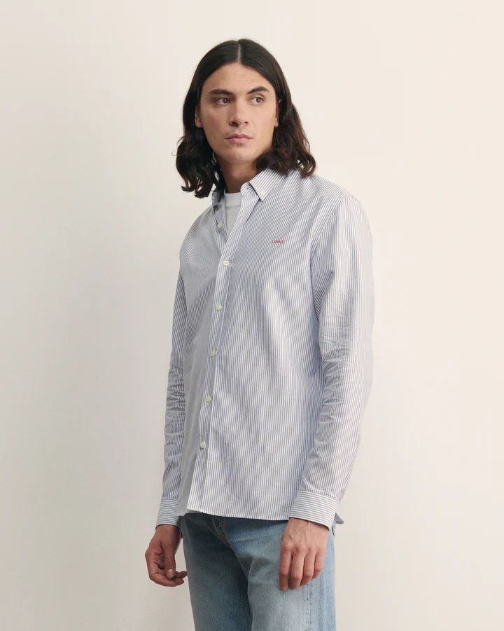 Maison Labiche Chemise Malesherbes Amour Oxford Navy