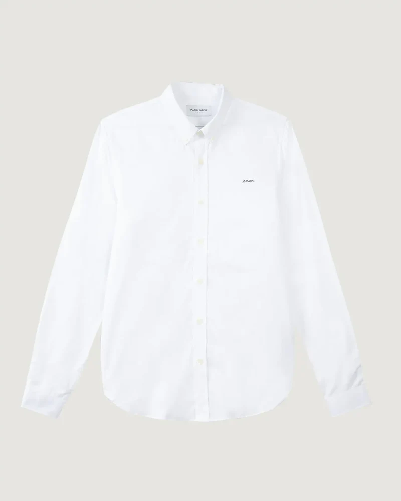 Maison Labiche Chemise Malesherbes Amour White