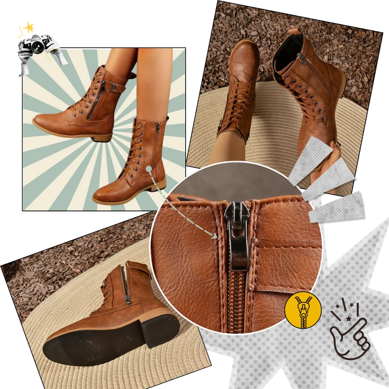 Bottes élégantes et antidérapantes