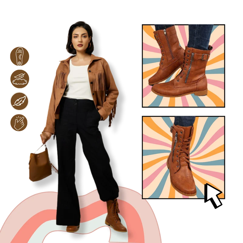 Bottes élégantes et antidérapantes