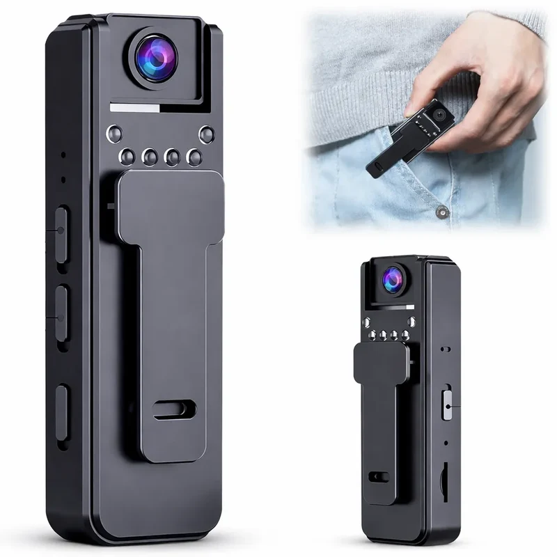 ClipCam Pro - mini caméra de surveillance, caméra espion portable, camera miniature