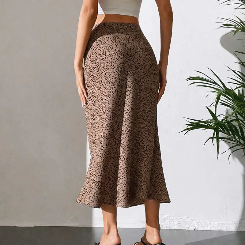 Florya - jupe fendue jupe longue fendue florale