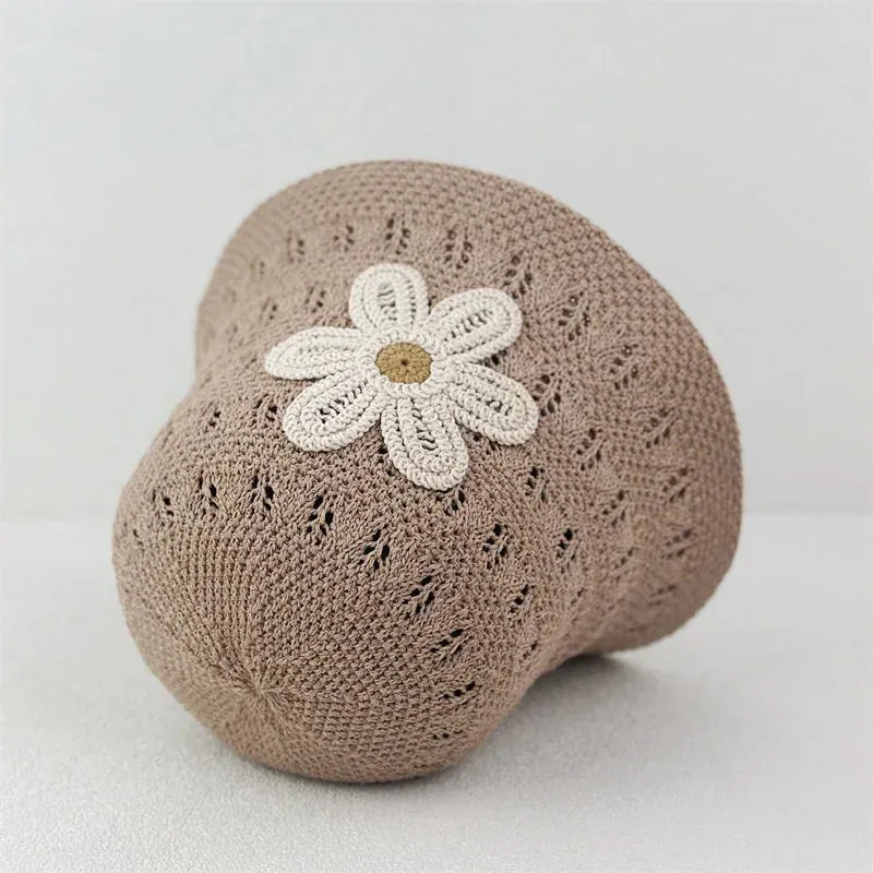 Élégance Florale | Chapeau paille femme brodé style estival pour protection solaire