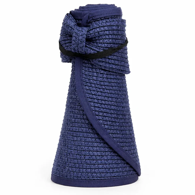 Pratique Nomade – Visière chapeau paille femme pliable