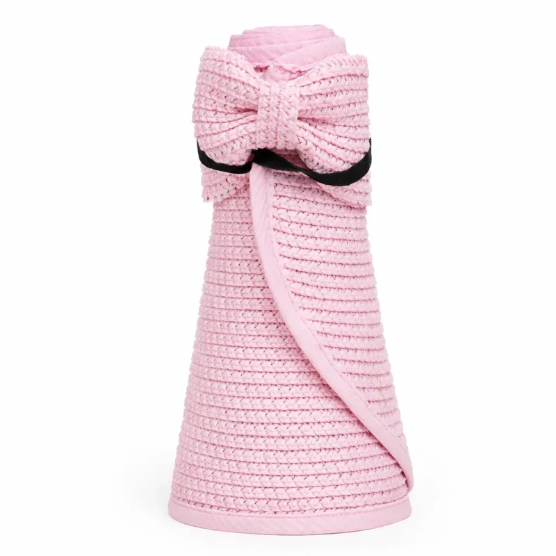 Pratique Nomade – Visière chapeau paille femme pliable