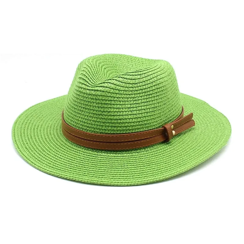 Élégance Riviera – Chapeau paille femme respirant style Panama