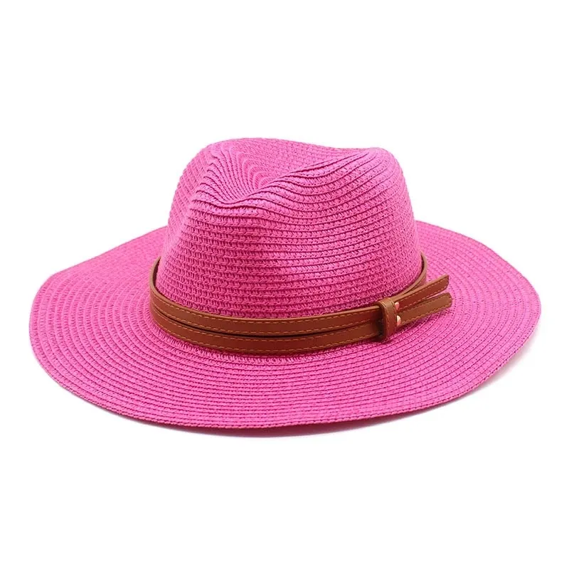Élégance Riviera – Chapeau paille femme respirant style Panama