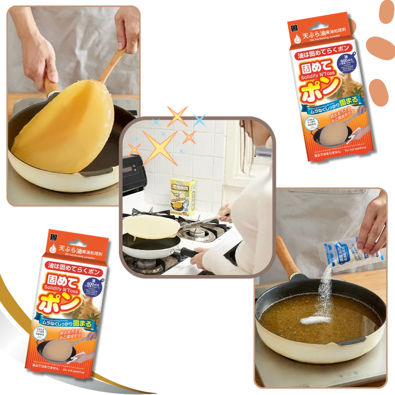 Solidifiant d'huile de friture