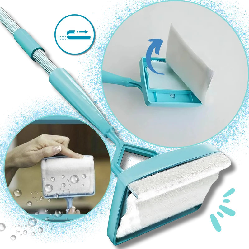 Brosse de nettoyage flexible pour plinthes