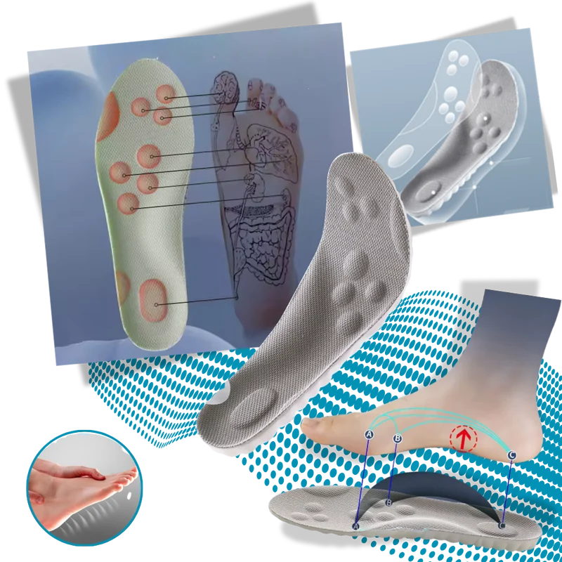 Semelles orthopédiques à mémoire de forme