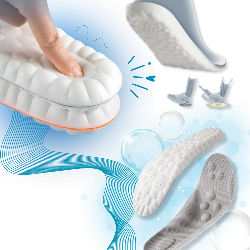 Semelles orthopédiques à mémoire de forme