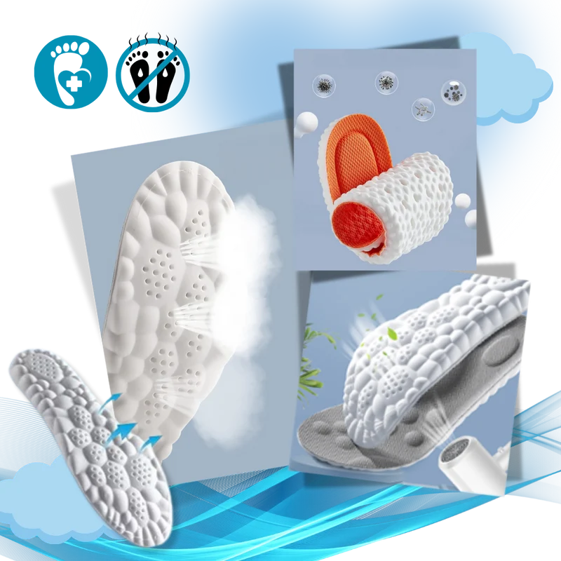 Semelles orthopédiques à mémoire de forme