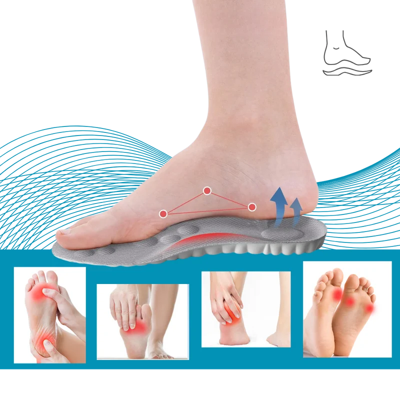 Semelles orthopédiques à mémoire de forme