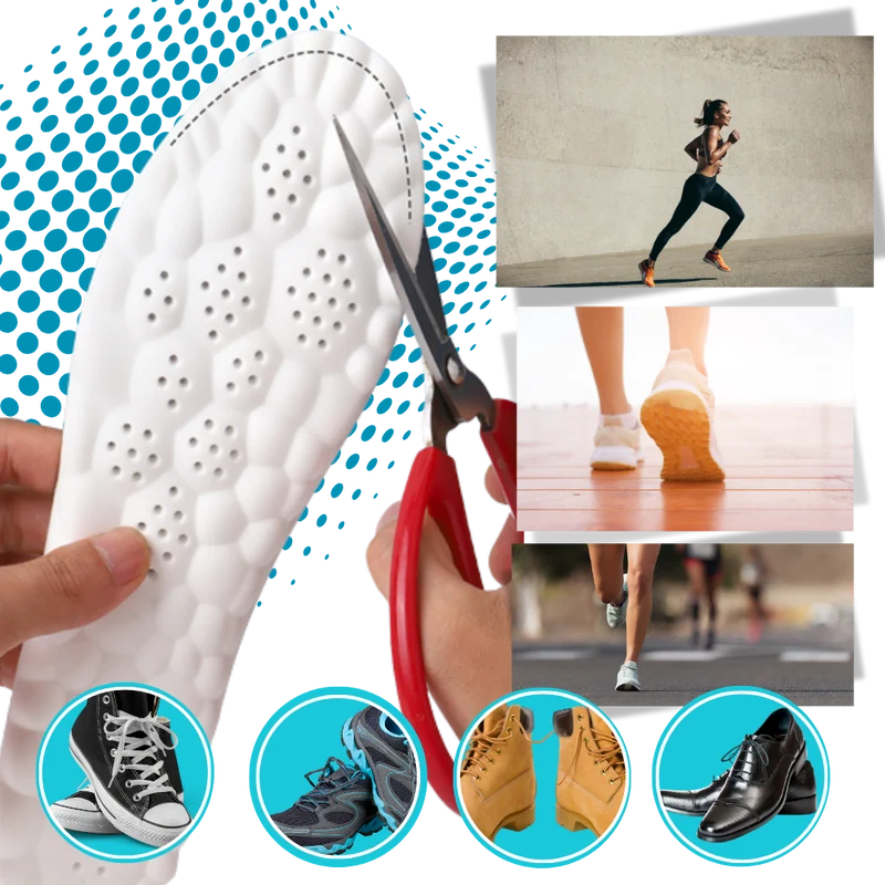 Semelles orthopédiques à mémoire de forme