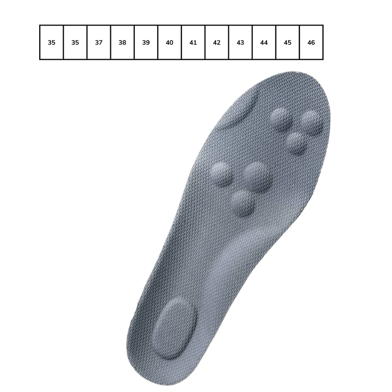Semelles orthopédiques à mémoire de forme