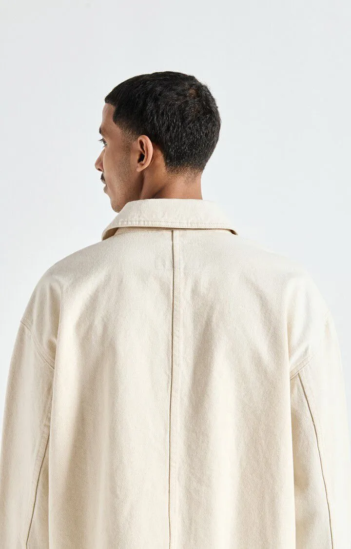American vintage Veste Mixte Datcity Ecru