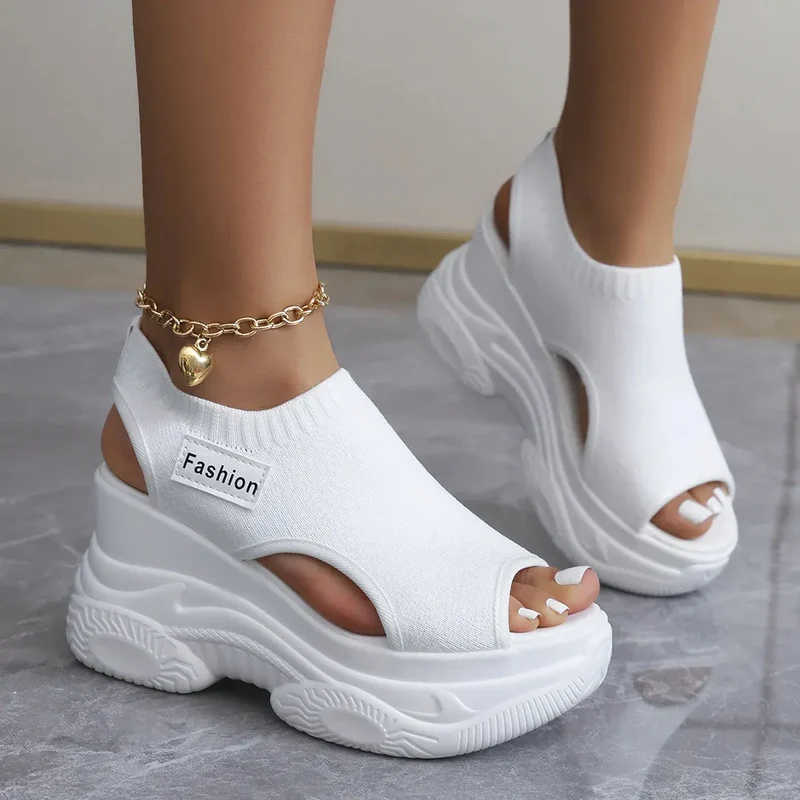 AIRLIFT™ | Sandale Plate Forme Femme – Confort & Respirabilité
