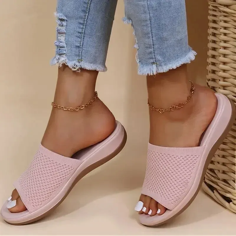 FLEXIA CONFORT™ | Sandales Plates Femme Confort Été – Légères Élastiques