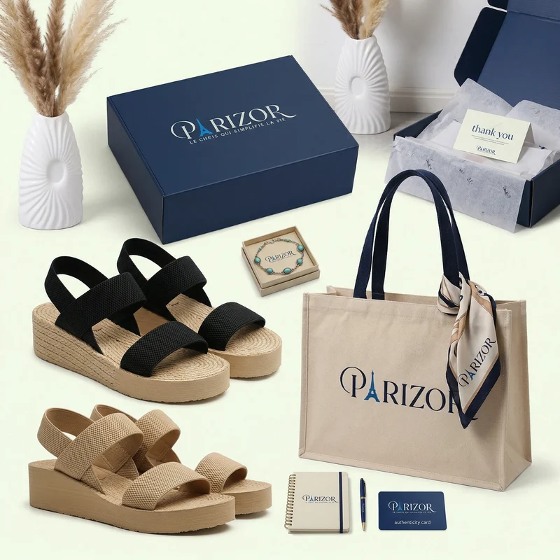 ALVÉRA™ | Sandales Compensées Femme Dorée Été – Confort Plateforme