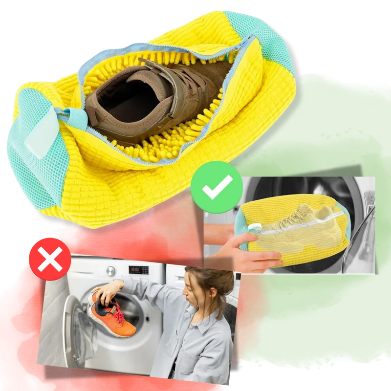 Sac à linge pour chaussures en polyester