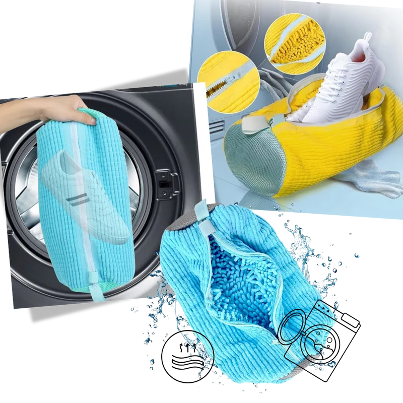 Sac à linge pour chaussures en polyester