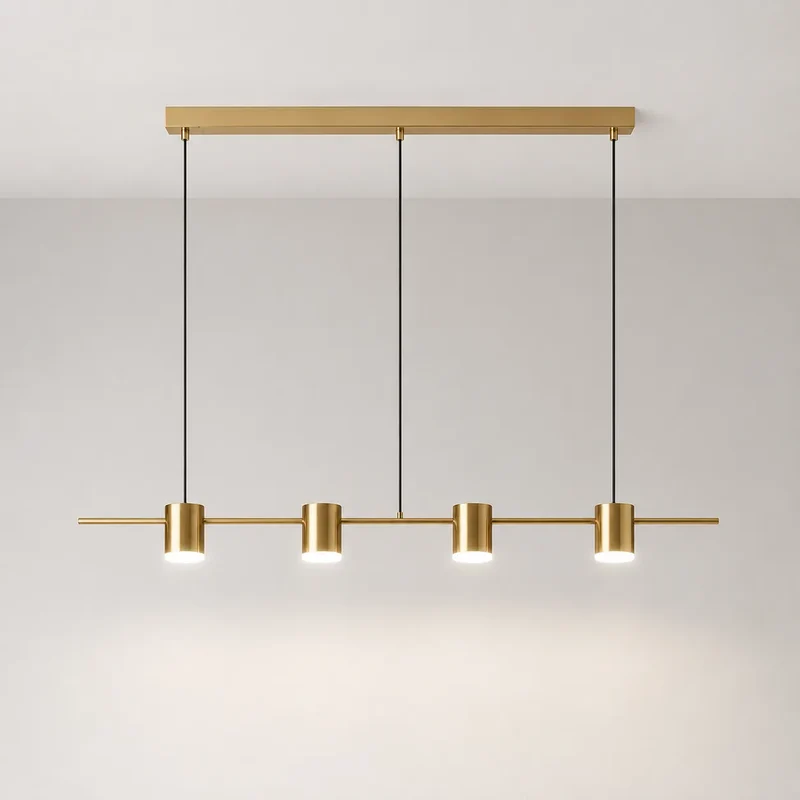 Aurion | Suspension Linéaire Architecturale à Spots LED Intégrés