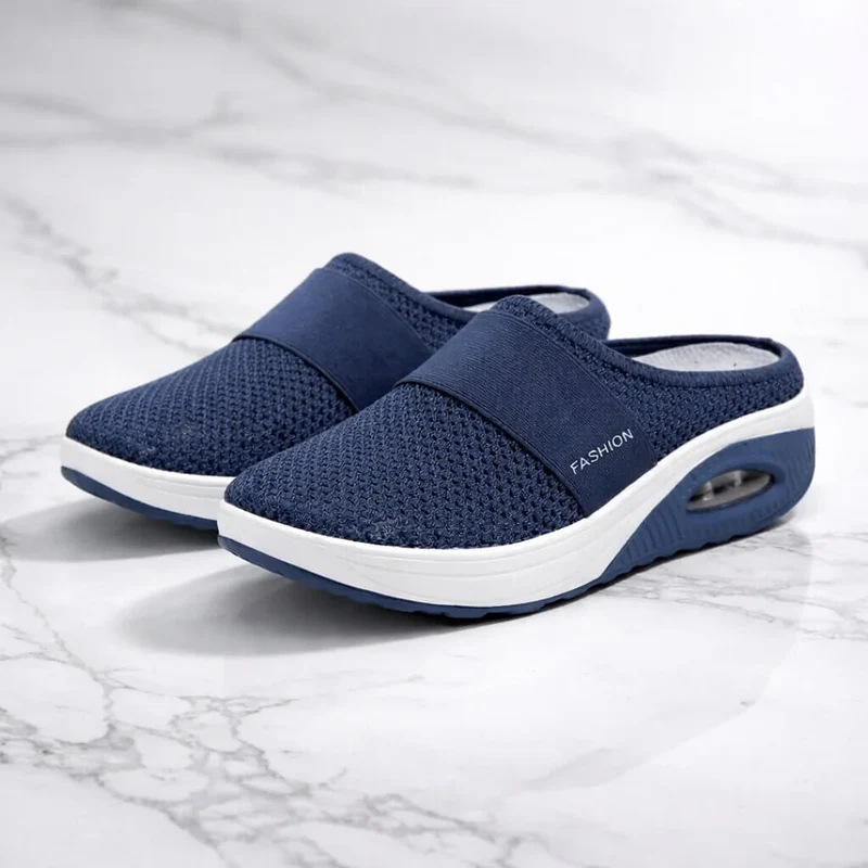 HomeStep | Chaussons Orthopédiques Faciles à Enfiler avec Mesh Respirant
