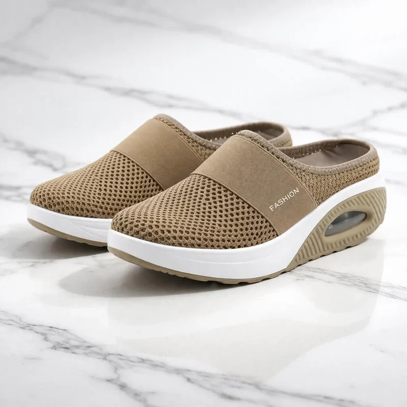 HomeStep | Chaussons Orthopédiques Faciles à Enfiler avec Mesh Respirant