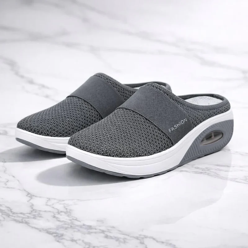 HomeStep | Chaussons Orthopédiques Faciles à Enfiler avec Mesh Respirant