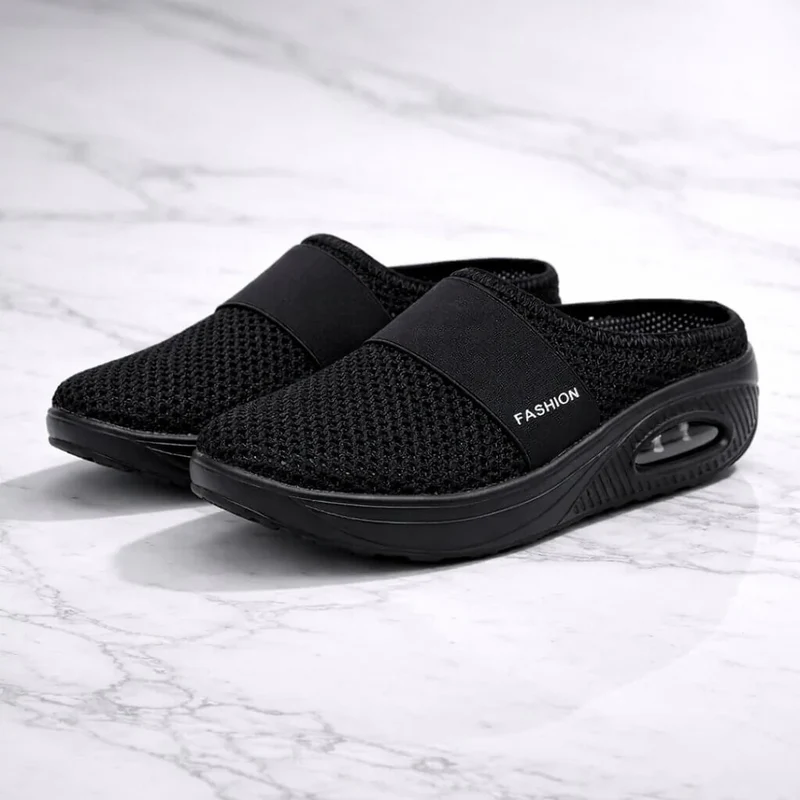 HomeStep | Chaussons Orthopédiques Faciles à Enfiler avec Mesh Respirant