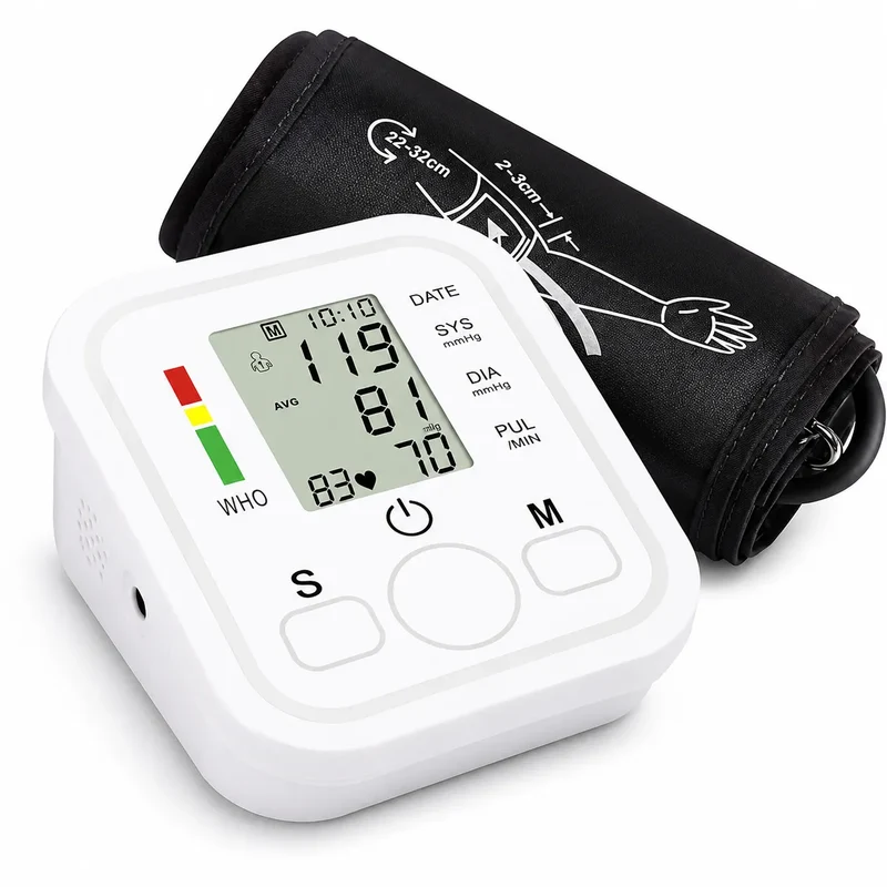 CardioSense | Tensiomètre électronique avec écran LCD et mémoire double utilisateur