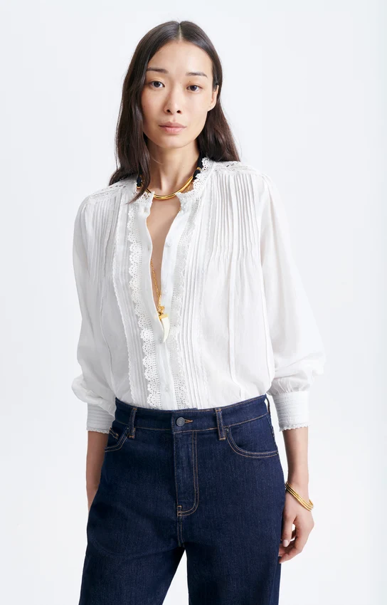 Vanessa bruno Blouse Gedi Blanc