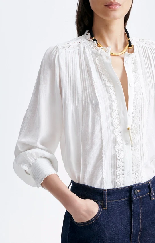 Vanessa bruno Blouse Gedi Blanc