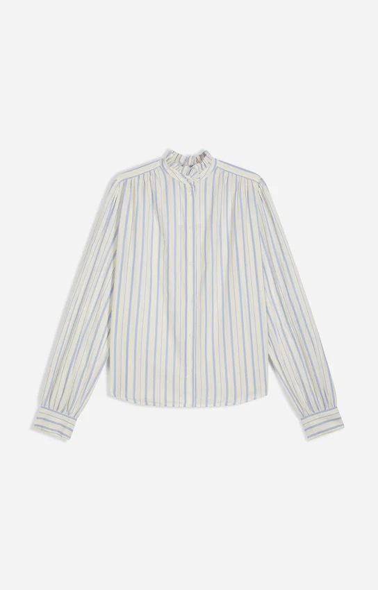 Vanessa bruno Blouse Hilda Ecru Bleu